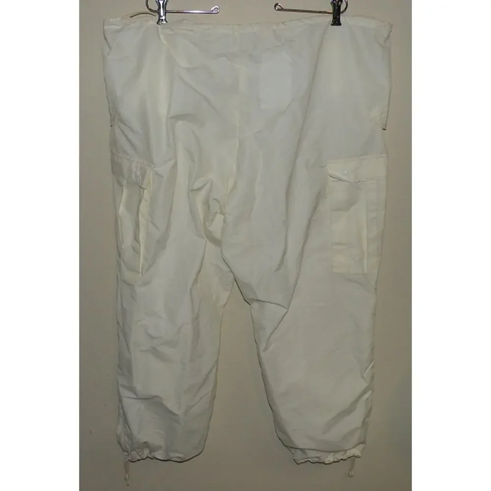 Military Issue Men’s XL 46 x 29 Snow Camo Trousers Cargo Pants White
